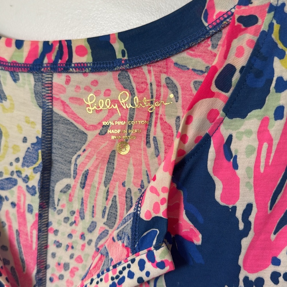 LILLY PULITZER BANYAN DRESS SUNKEN TREASURE SIZE SMALL - Picture 5 of 7